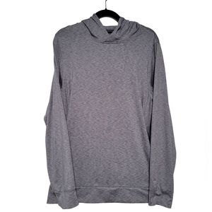 Vrst Men's Jersey Hoodie Steel Grey Heather Size Medium.